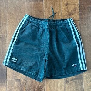 Noah x Adidas Green Corduroy Hybrid Shorts